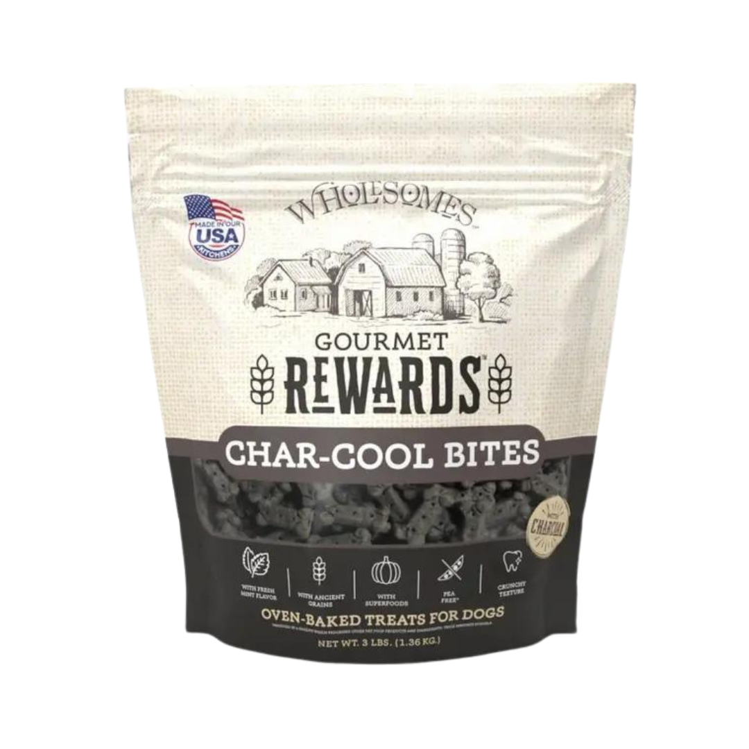 Wholesomes Gourmet Rewards CharCool Dog Treats Modern Pet Foods